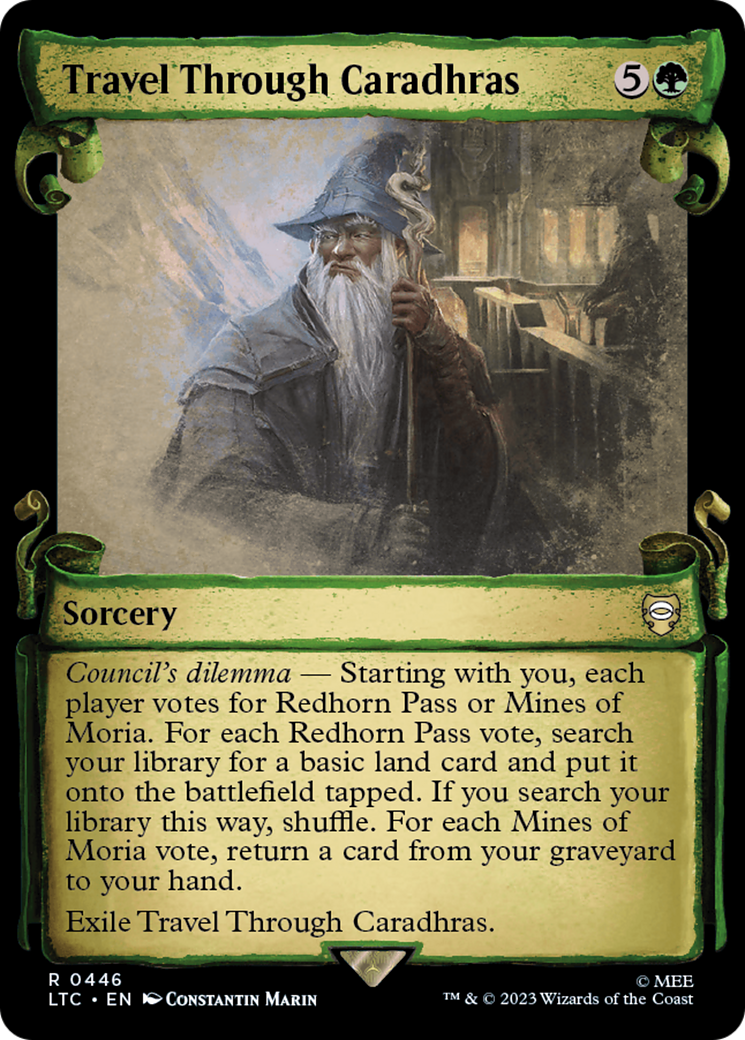 Travel Through Caradhras [The Lord of the Rings: Tales of Middle-Earth Commander Showcase Scrolls] | Eastridge Sports Cards & Games