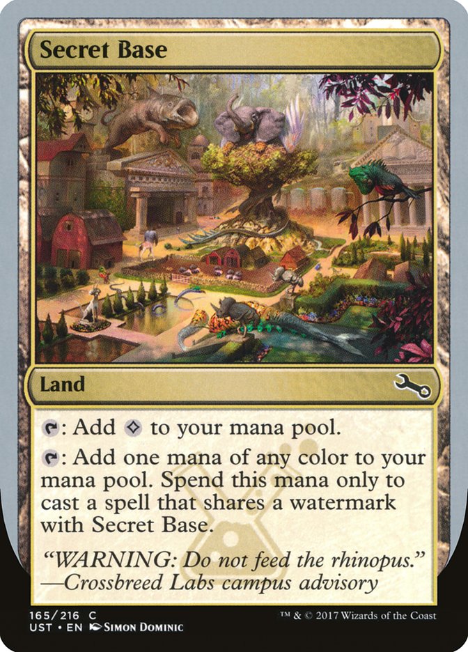 Secret Base (Artist: Simon Dominic) [Unstable] | Eastridge Sports Cards & Games