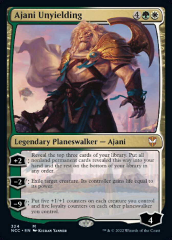 Ajani Unyielding [Streets of New Capenna Commander] | Eastridge Sports Cards & Games