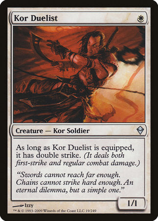 Kor Duelist [Zendikar] | Eastridge Sports Cards & Games