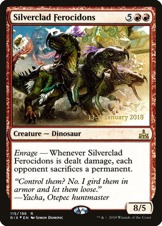 Silverclad Ferocidons [Rivals of Ixalan Promos] | Eastridge Sports Cards & Games