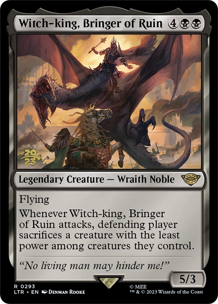 Witch-king, Bringer of Ruin [The Lord of the Rings: Tales of Middle-Earth Prerelease Promos] | Eastridge Sports Cards & Games