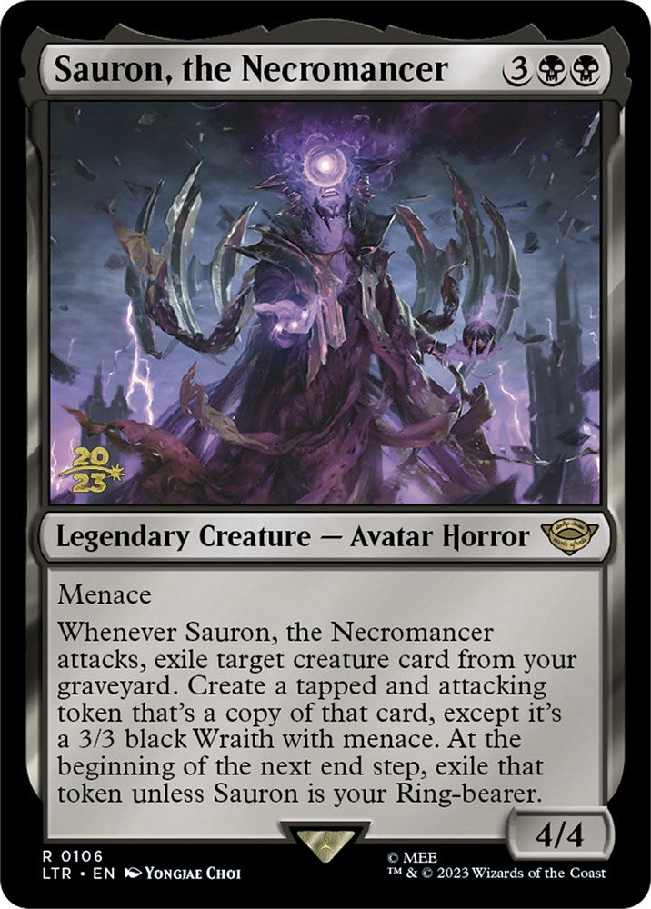 Sauron, the Necromancer [The Lord of the Rings: Tales of Middle-Earth Prerelease Promos] | Eastridge Sports Cards & Games