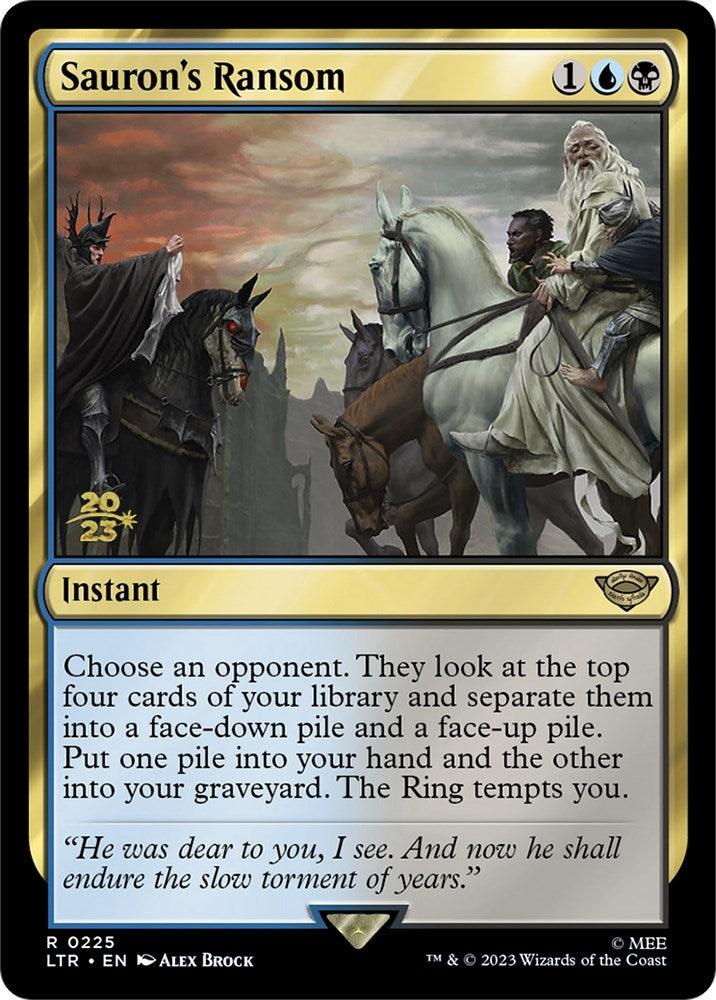 Sauron's Ransom [The Lord of the Rings: Tales of Middle-Earth Prerelease Promos] | Eastridge Sports Cards & Games