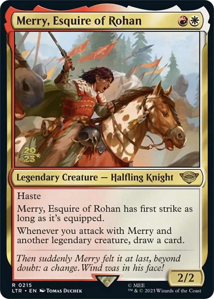 Merry, Esquire of Rohan [The Lord of the Rings: Tales of Middle-Earth Prerelease Promos] | Eastridge Sports Cards & Games