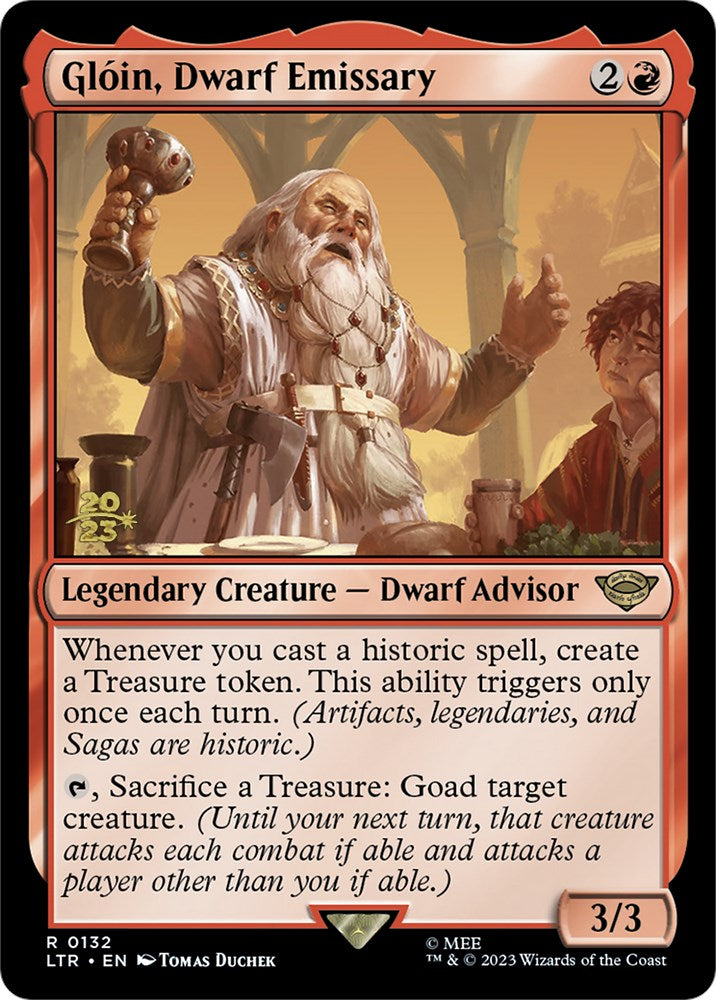 Gloin, Dwarf Emissary [The Lord of the Rings: Tales of Middle-Earth Prerelease Promos] | Eastridge Sports Cards & Games