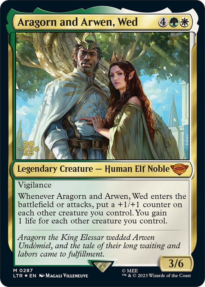 Aragorn and Arwen, Wed [The Lord of the Rings: Tales of Middle-Earth Prerelease Promos] | Eastridge Sports Cards & Games