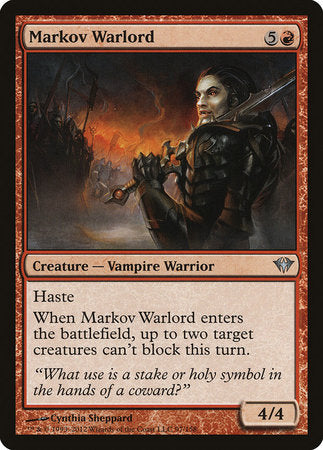 Markov Warlord [Dark Ascension] | Eastridge Sports Cards & Games