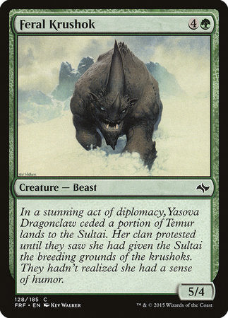 Feral Krushok [Fate Reforged] | Eastridge Sports Cards & Games