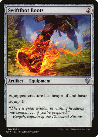 Swiftfoot Boots [Commander 2017] | Eastridge Sports Cards & Games