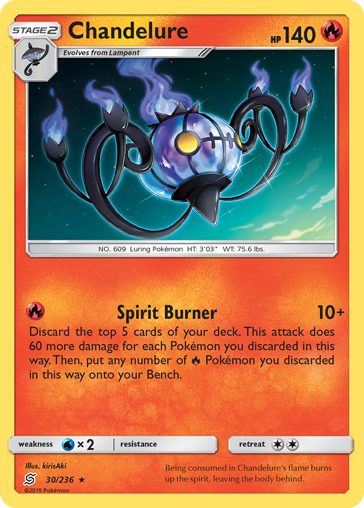 Chandelure (30/236) [Sun & Moon: Unified Minds] | Eastridge Sports Cards & Games