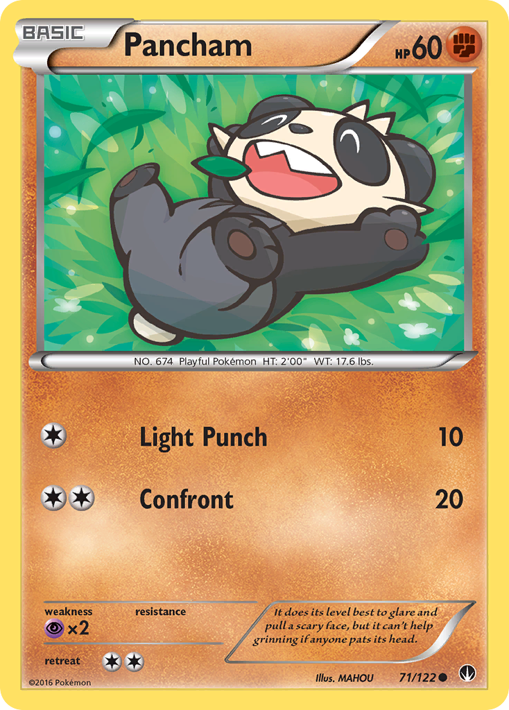 Pancham (71/122) [XY: BREAKpoint] | Eastridge Sports Cards & Games