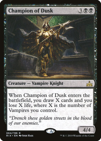 Champion of Dusk [Rivals of Ixalan] | Eastridge Sports Cards & Games