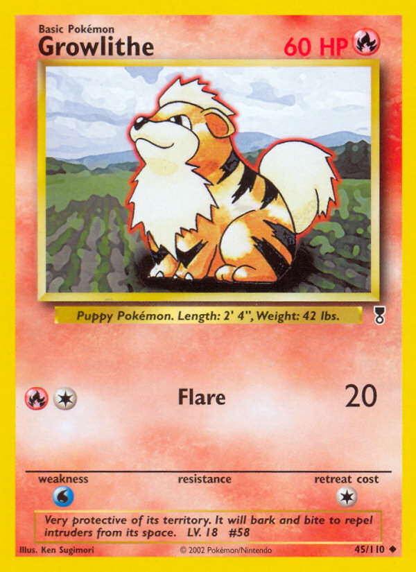 Growlithe (45/110) [Legendary Collection] | Eastridge Sports Cards & Games