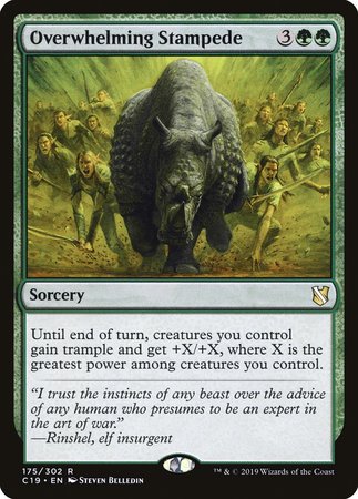 Overwhelming Stampede [Commander 2019] | Eastridge Sports Cards & Games