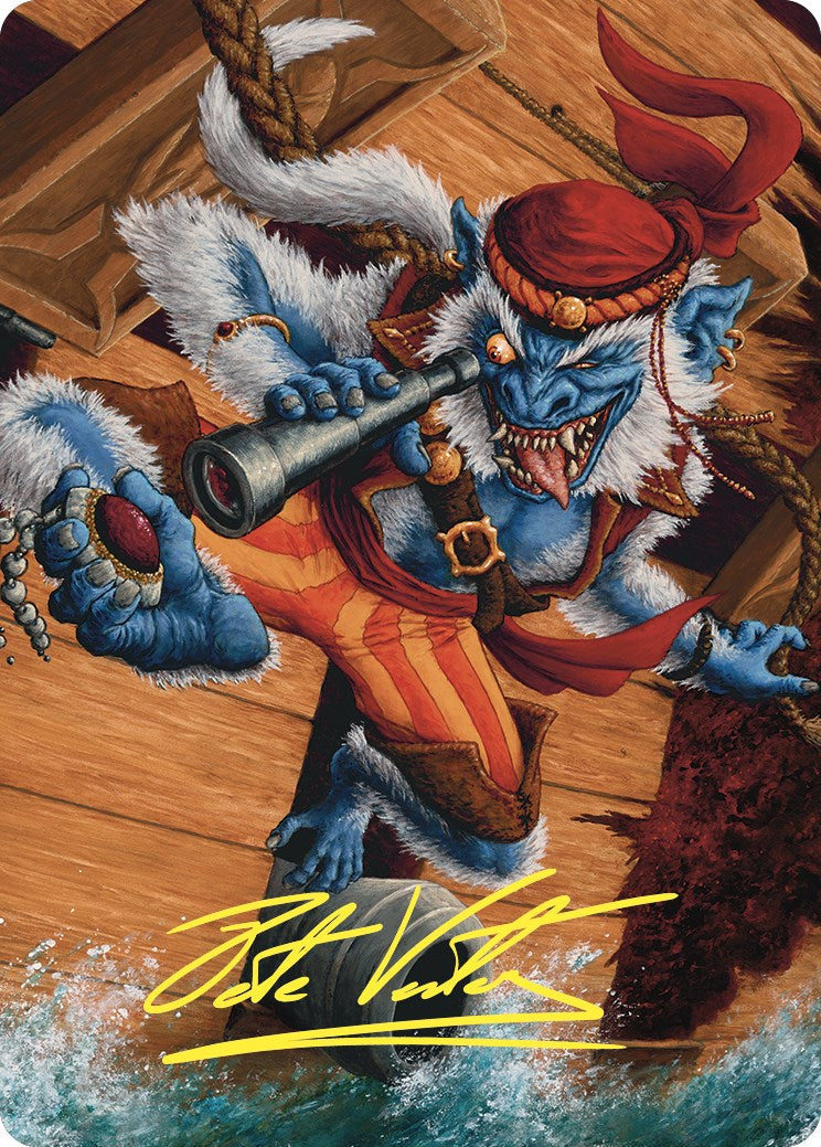 Treasure Nabber Art Card (Gold-Stamped Signature) [Commander Masters Art Series] | Eastridge Sports Cards & Games