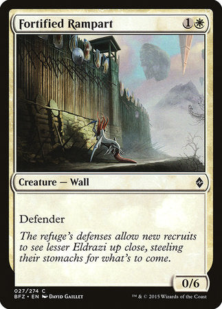 Fortified Rampart [Battle for Zendikar] | Eastridge Sports Cards & Games