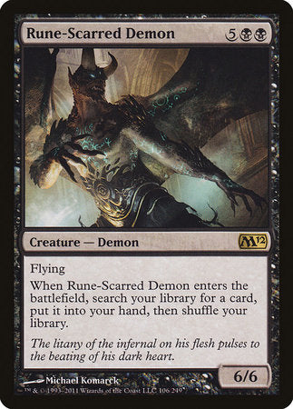 Rune-Scarred Demon [Magic 2012] | Eastridge Sports Cards & Games