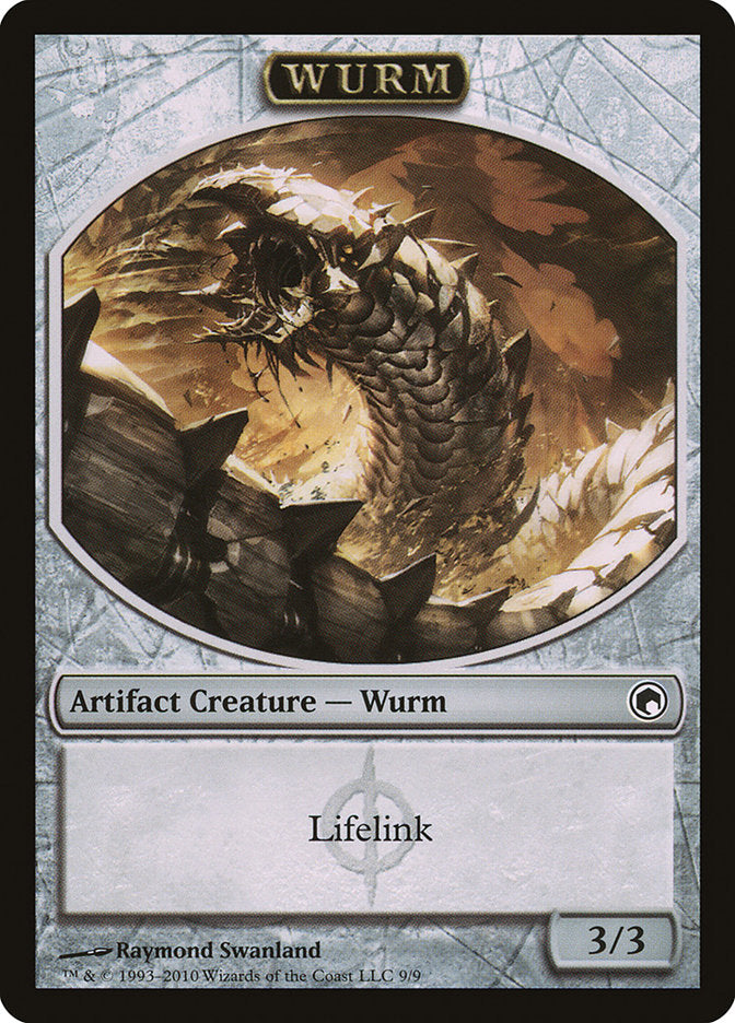 Wurm (Lifelink) [Scars of Mirrodin Tokens] | Eastridge Sports Cards & Games