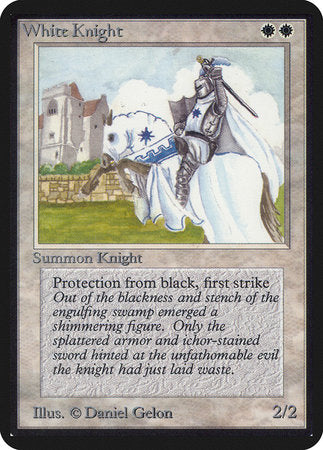White Knight [Limited Edition Alpha] | Eastridge Sports Cards & Games
