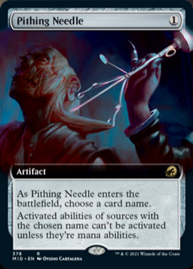 Pithing Needle (Extended) [Innistrad: Midnight Hunt] | Eastridge Sports Cards & Games