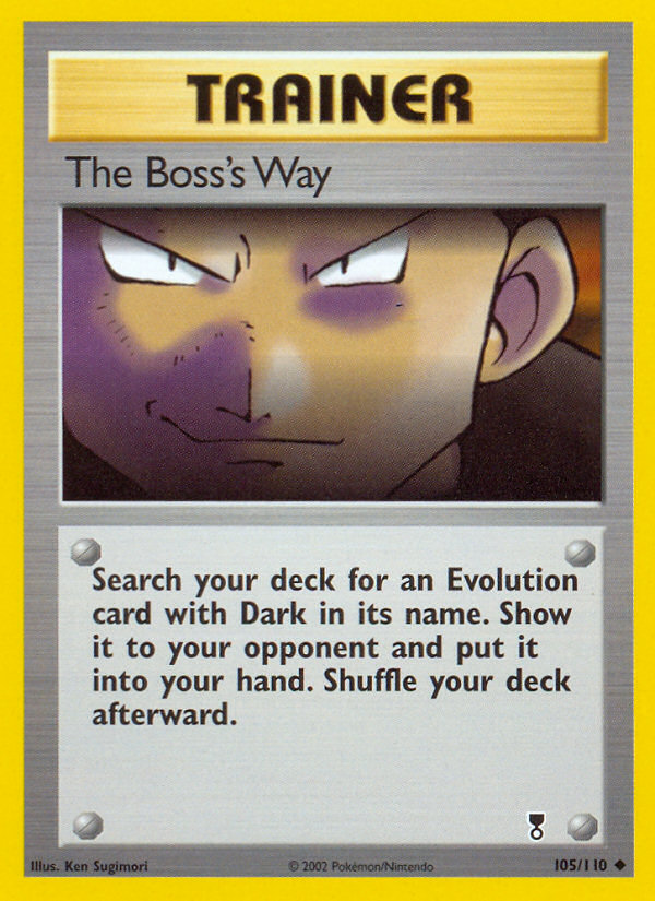 The Boss's Way (105/110) [Legendary Collection] | Eastridge Sports Cards & Games