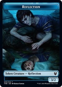 Reflection // Satyr Double-sided Token [Theros Beyond Death Tokens] | Eastridge Sports Cards & Games