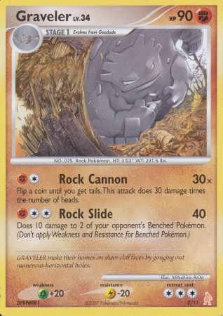 Graveler (2/11) [Diamond & Pearl: Trainer Kit - Lucario] | Eastridge Sports Cards & Games