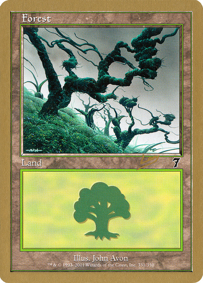 Forest (rl331) (Raphael Levy) [World Championship Decks 2002] | Eastridge Sports Cards & Games