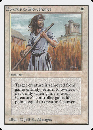 Swords to Plowshares [Unlimited Edition] | Eastridge Sports Cards & Games