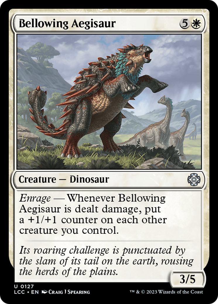 Bellowing Aegisaur [The Lost Caverns of Ixalan Commander] | Eastridge Sports Cards & Games