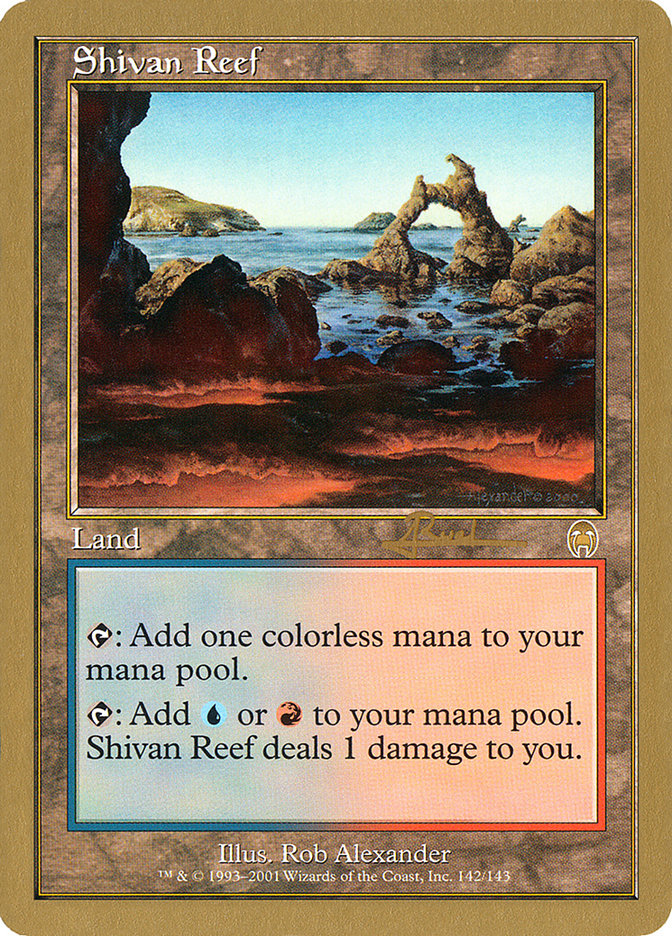 Shivan Reef (Antoine Ruel) [World Championship Decks 2001] | Eastridge Sports Cards & Games