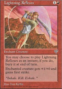 Lightning Reflexes [Mirage] | Eastridge Sports Cards & Games