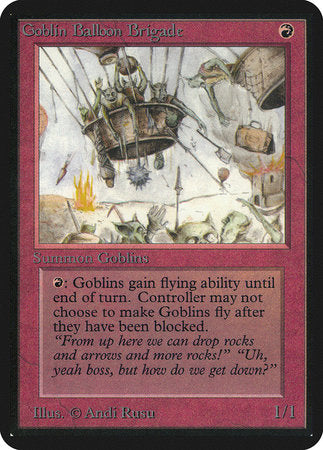 Goblin Balloon Brigade [Limited Edition Alpha] | Eastridge Sports Cards & Games