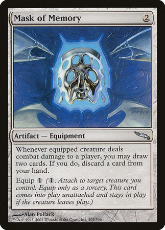 Mask of Memory [Mirrodin] | Eastridge Sports Cards & Games