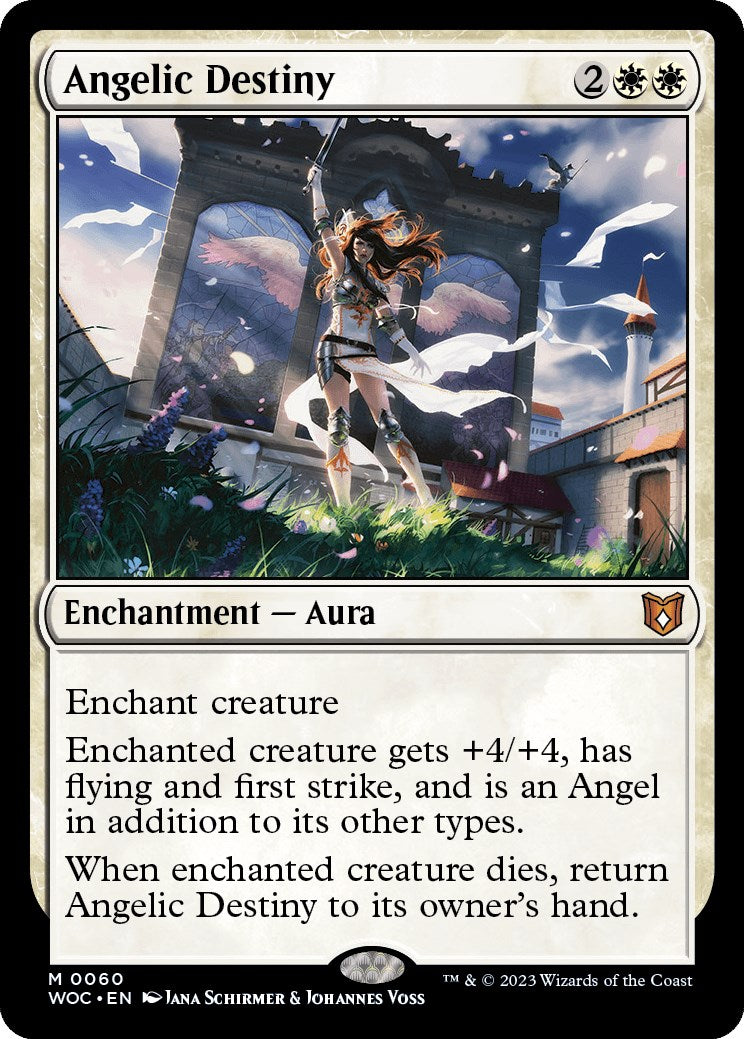 Angelic Destiny [Wilds of Eldraine Commander] | Eastridge Sports Cards & Games