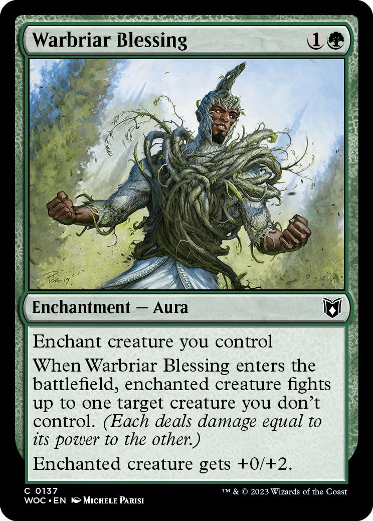 Warbriar Blessing [Wilds of Eldraine Commander] | Eastridge Sports Cards & Games