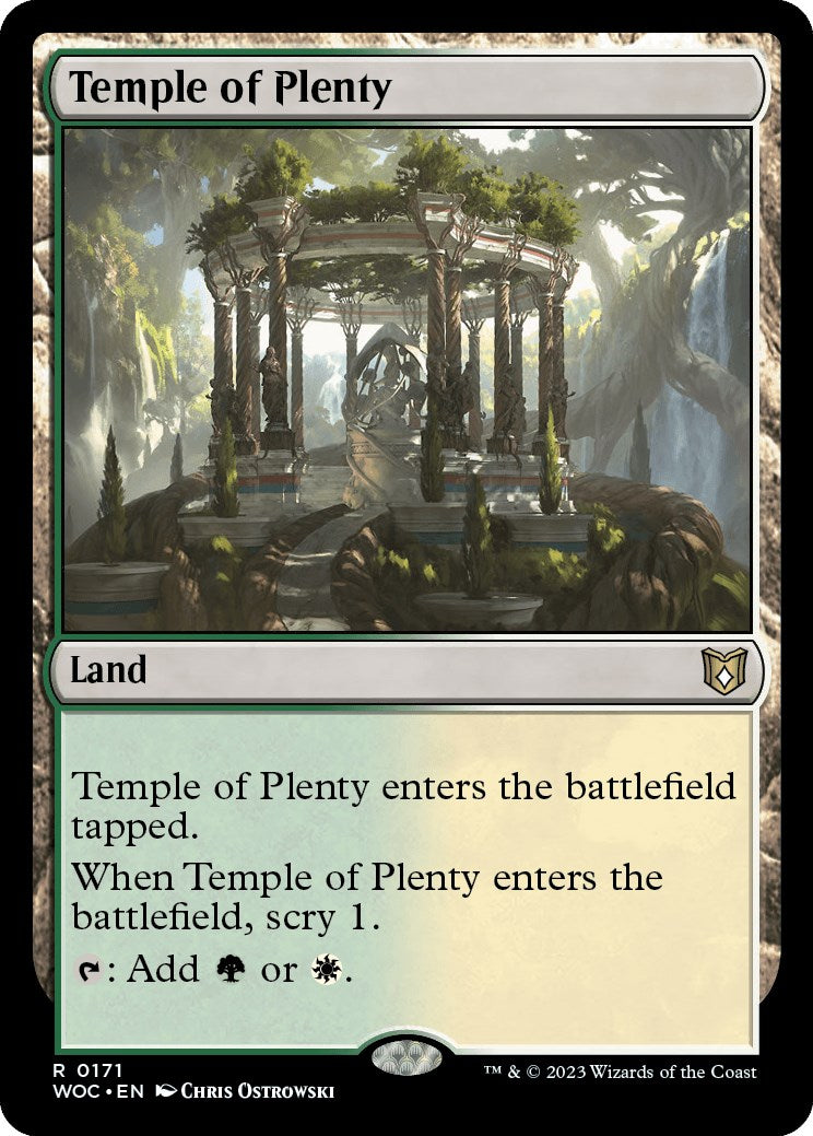 Temple of Plenty [Wilds of Eldraine Commander] | Eastridge Sports Cards & Games