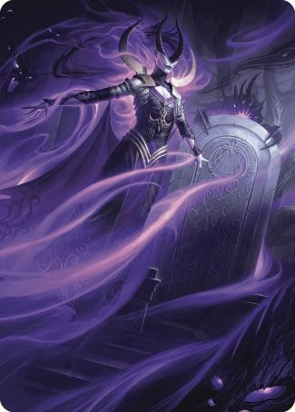 Ashiok, Wicked Manipulator Art Card (10/81) [Wilds of Eldraine Art Series] | Eastridge Sports Cards & Games