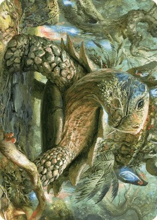 Blossoming Tortoise Art Card [Wilds of Eldraine Art Series] | Eastridge Sports Cards & Games
