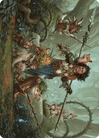 Ellivere of the Wild Court Art Card [Wilds of Eldraine Art Series] | Eastridge Sports Cards & Games