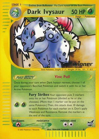 Dark Ivysaur (6) (Winner) [Best of Promos] | Eastridge Sports Cards & Games