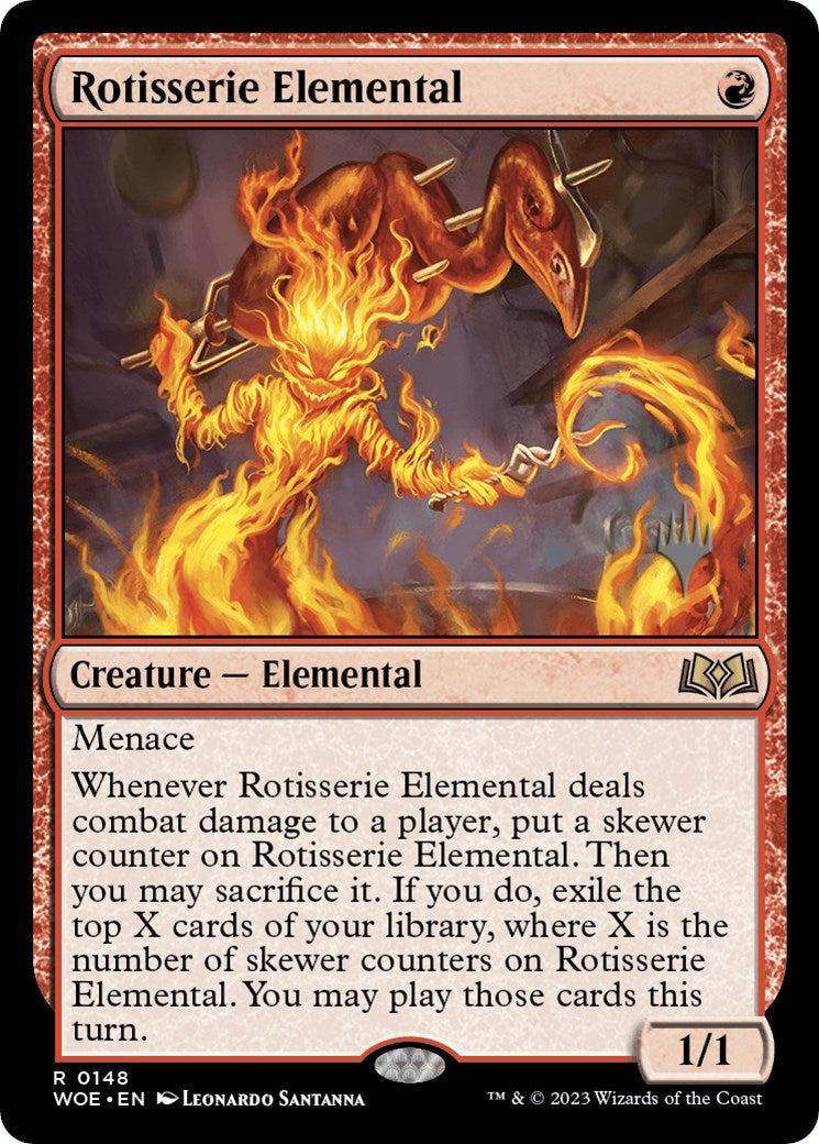 Rotisserie Elemental (Promo Pack) [Wilds of Eldraine Promos] | Eastridge Sports Cards & Games