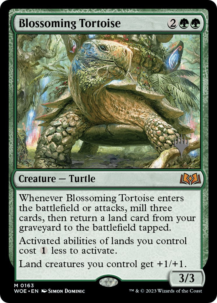 Blossoming Tortoise (Promo Pack) [Wilds of Eldraine Promos] | Eastridge Sports Cards & Games