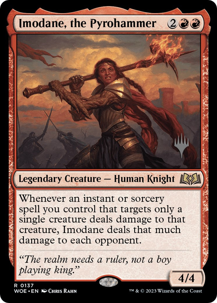 Imodane, the Pyrohammer (Promo Pack) [Wilds of Eldraine Promos] | Eastridge Sports Cards & Games