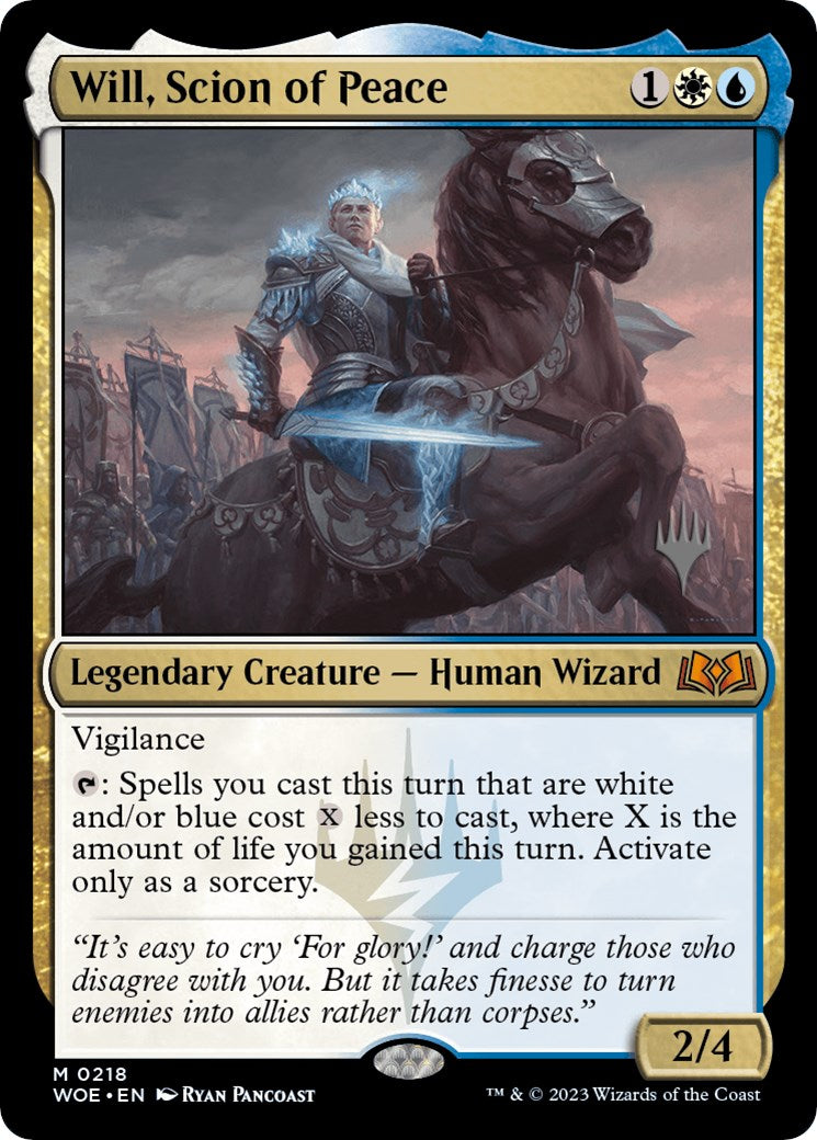 Will, Scion of Peace (Promo Pack) [Wilds of Eldraine Promos] | Eastridge Sports Cards & Games
