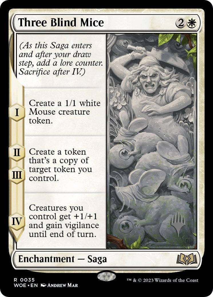 Three Blind Mice (Promo Pack) [Wilds of Eldraine Promos] | Eastridge Sports Cards & Games