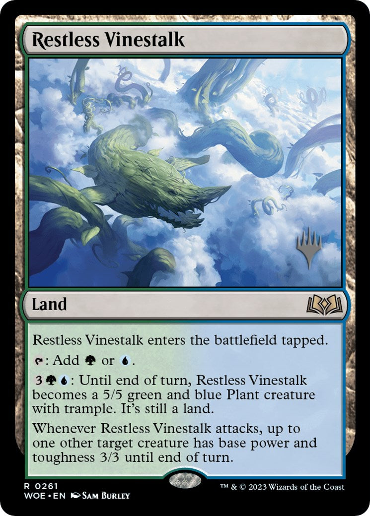 Restless Vinestalk (Promo Pack) [Wilds of Eldraine Promos] | Eastridge Sports Cards & Games