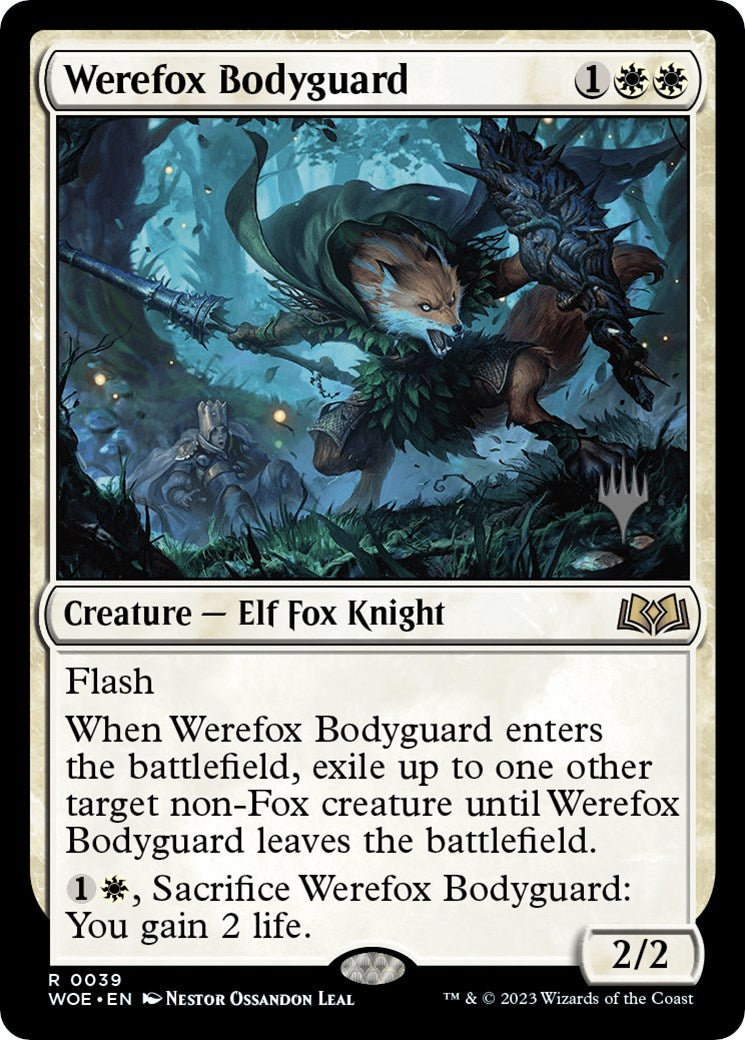 Werefox Bodyguard (Promo Pack) [Wilds of Eldraine Promos] | Eastridge Sports Cards & Games