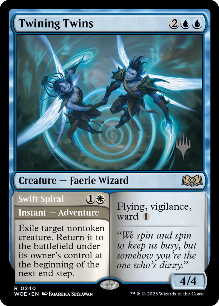 Twining Twins // Swift Spiral (Promo Pack) [Wilds of Eldraine Promos] | Eastridge Sports Cards & Games